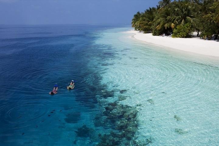 Vilamenhoo snorkelen op huisrif